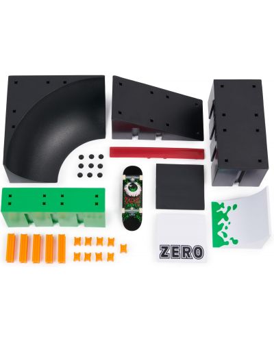 Set de skateboard-uri pentru degete  Tech Deck - Bowl Builder  2.00, X-Connect - 2